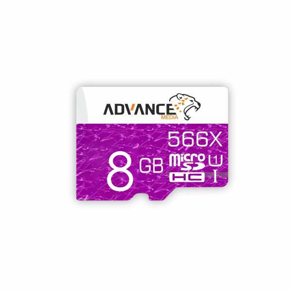کارت حافظه microSDHC ادونس مدل 566X کلاس 10 استاندارد UHS-I U1 سرعت 85MBps ظرفیت 8گیگابایت
